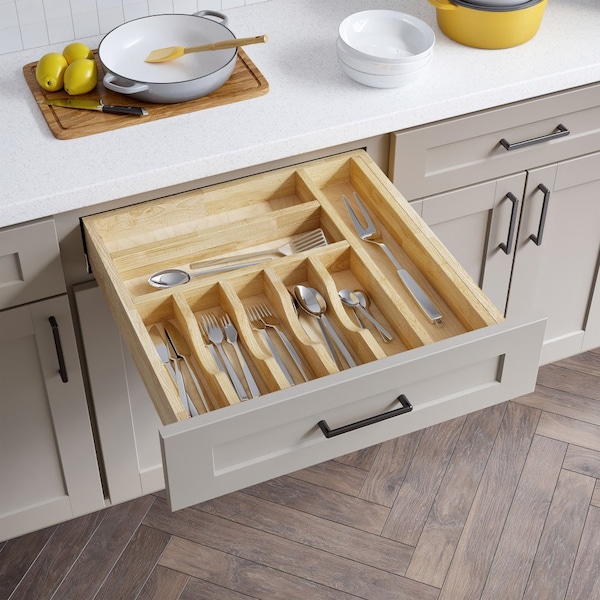 21 Adjustable Drop-In Cutlery Drawer Insert